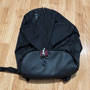 Solo Black and Burgundy Backpack